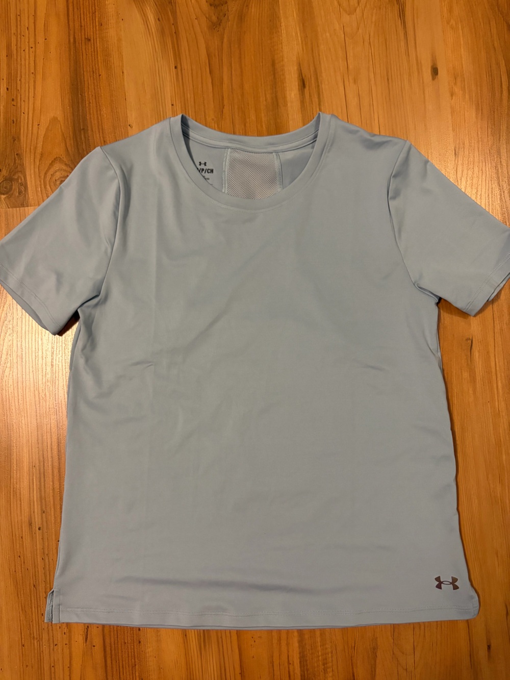 Under Armour Light Blue Short Sleeve Athletic Shirt
